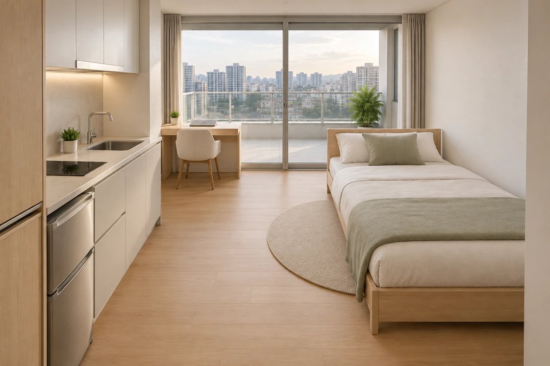 전용22㎡ 청년형 세대 내부 예시